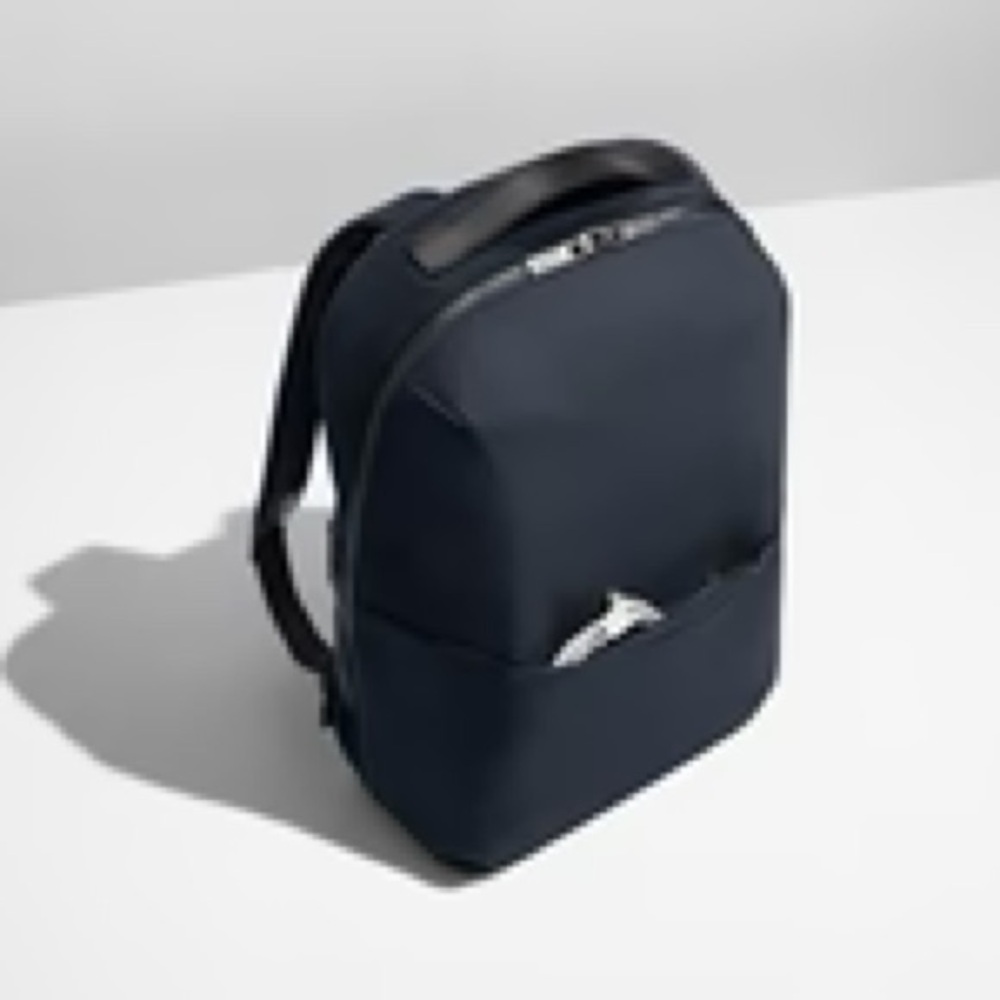 NWT Away Everywhere Zip Backpack - Navy - Picture 3 of 10